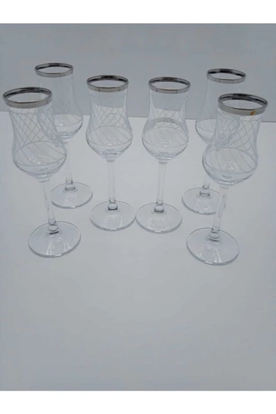 Paşabahçe Byart 440111 Gold Kaplama Kadeh Bardak Takımı 6 Lı - Resim 2