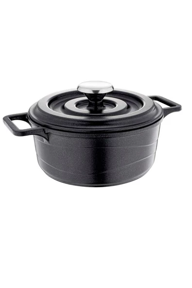 OMS PASLANMAZ Oms Jr.mini Döküm 5 Parça Tencere Tava Seti 14cm - Resim 4