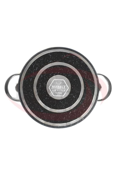 Leydi Arc Marble Mia Kısa Tencere 30 Cm. - Resim 3