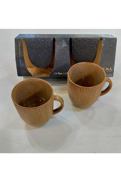 OMS Porselen 2li Efes Mug Kupa Bardak Seti