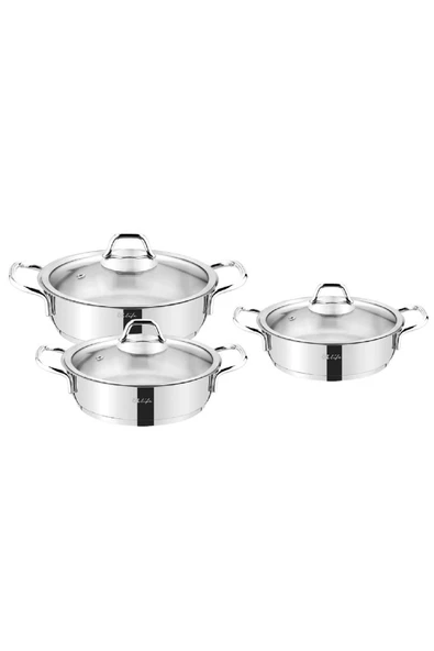 ÖZLİFE 520 Ada 3 Lü Omlet Set- Sade