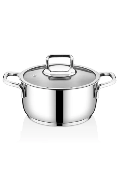 FALEZ Vento Çelik 24 Cm Tencere Derin - Resim 2