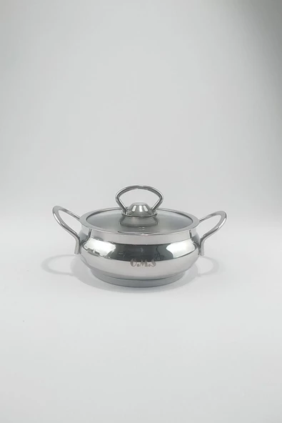 Oms Baby Mini Sağlıklı Çelik Tencere Seti - Küre - Resim 4