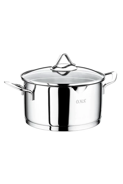 OMS 10 Parça Silindir Tencere Seti 1057 - Resim 2