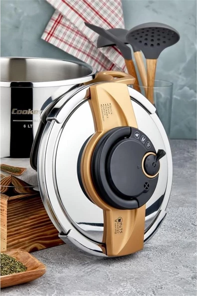 Cooker Gold Kapak 6 Lt Düdüklü Tencere - 3