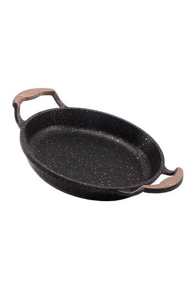 OMS 3248 Döküm İkili Kapaksız Granit Sahan Seti 18-20cm Bakır - 2