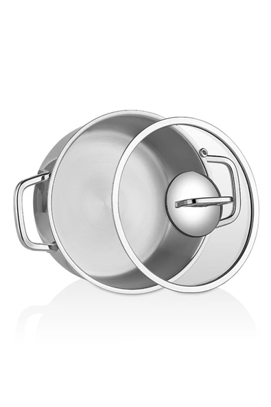 FALEZ Vento Çelik 24 Cm Tencere Derin - Resim 3