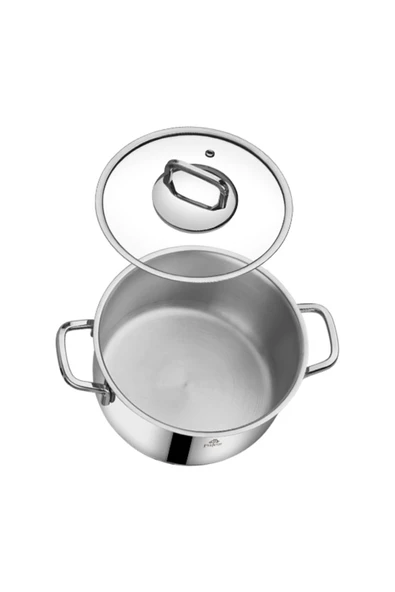 FALEZ Vento Çelik 24 Cm Tencere Derin - Resim 7