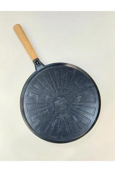 Leydi Laren Döküm Sökülebilir Takılabilir Kulplu Çok Amaçlı Tava 32 Cm - Resim 2