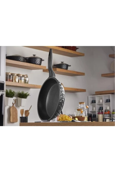Taç T3903 Bella Döküm Tava 26 Cm Siyah - 3
