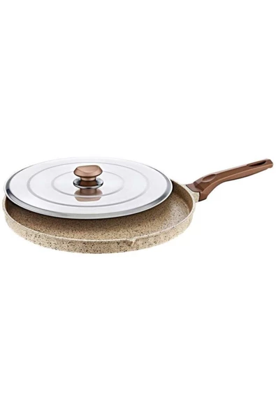 OMS 3293 Bazlama Gözleme Balık Tavası Döküm 34 Cm Kumbeji