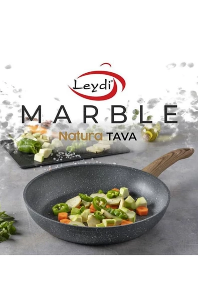Leydi Marble Natura Granit Tava 28 Cm