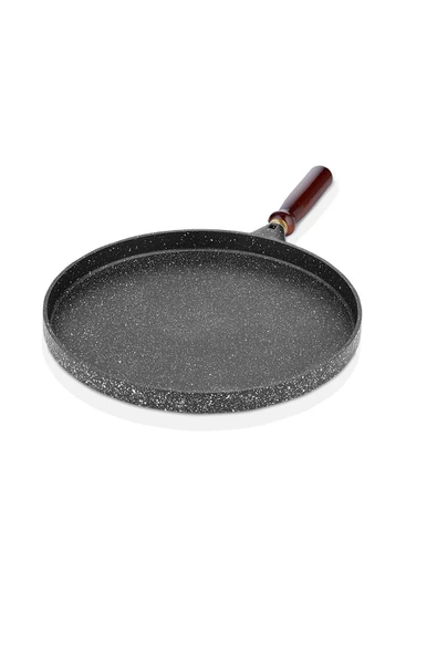 Taç Döküm Granit Gözleme Tavası 36 Cm Siyah - 5