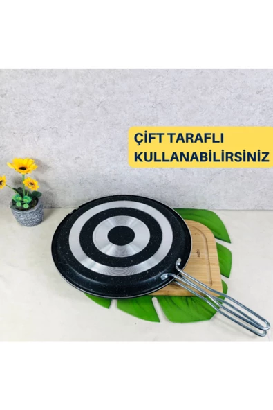 ERGENÇLER Kelkitler Granit İkiz Balık Tavası 32cm - Resim 2