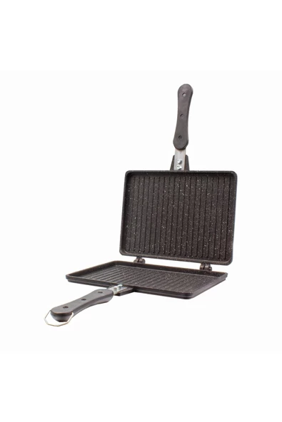 Leydi Döküm Granit Ocak Üstü Tost Makinesi 24 Cm - 2