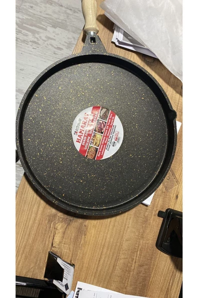 ALTUNAY Hamaratlar Derin Döküm Granit Gözleme Tavası 36 Cm - 2