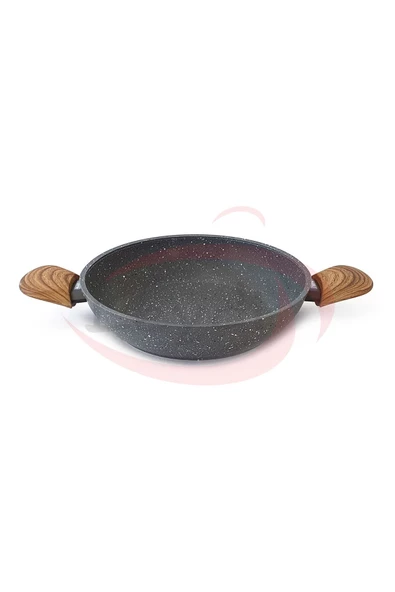 Leydi Marble Natura Granit Sahan Yumurta Tavası 18 Cm - 20 Cm - 22 Cm Set - 4