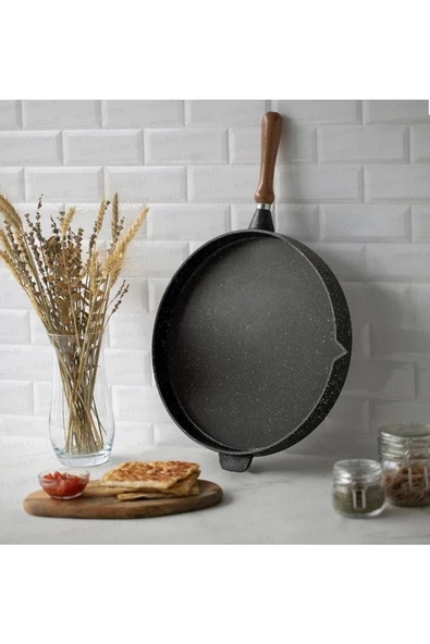 Nehir Gözleme Tavası Granit Döküm 36 Cm Derin - Resim 2