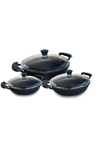 AKPA HOME Akpa Döküm Alya 3lü Sahan Set