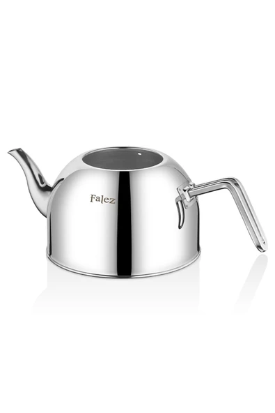 FALEZ Ares Orta Boy Çelik Çaydanlık Takımı - 4