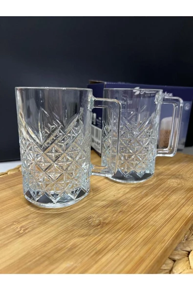 Paşabahçe Yeni Seri Timeless 2 Li Kulplu Bardak-fincan 315cc 55472 - 6