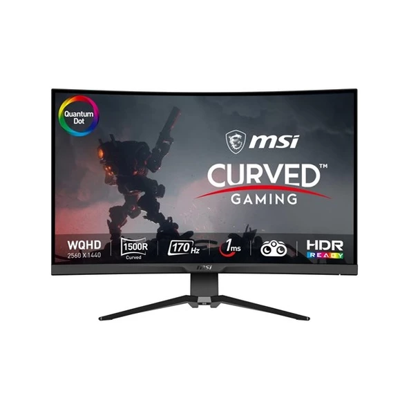 MSI 27" RAPID VA MAG 27C6G 0.5MS 180HZ HDMI-DP KAVISLI GAMING MONİTÖR - 2