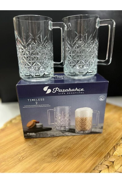 Paşabahçe Yeni Seri Timeless 2 Li Kulplu Bardak-fincan 315cc 55472 - 4