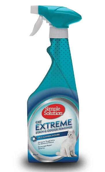 Simple Solution Kediler için Extreme 3 Kat Etkili Leke Ve Koku Giderici 500 ml ürün görseli 1