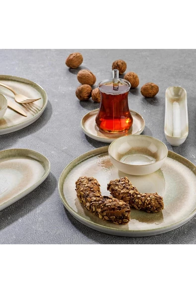 Schafer Kahvaltı Takımı 32 Parça-yeşil - 2