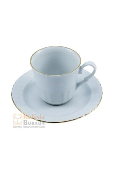 Güral Porselen Sedefli Çay Fincan Takımı 6'lı - 3