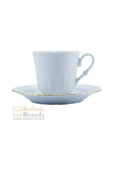 Güral Porselen Sedefli Çay Fincan Takımı 6'lı - 2