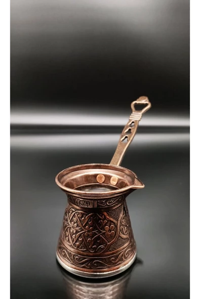 ayvalı metal Desenli Döküm Cezve 4lü Set - 4