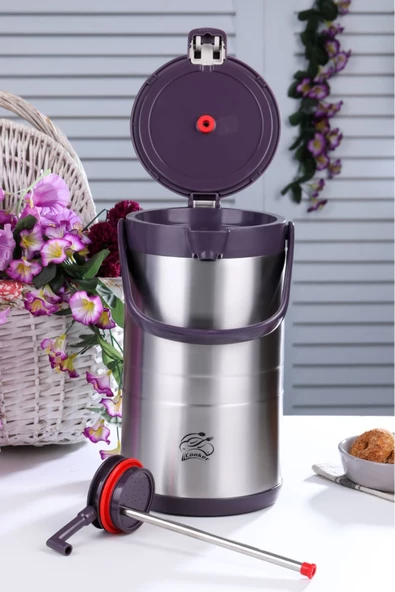 Cooker CKR2008 Pompalı 3,5 Lt Çelik Termos - 2