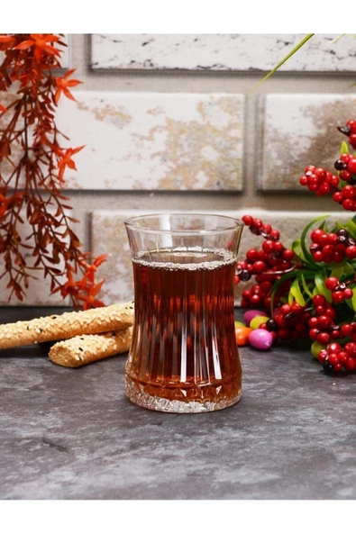 Paşabahçe 42901 Elysia Çay Bardağı 170 Cc 6 Adet Orjin. Kutulu - Resim 5