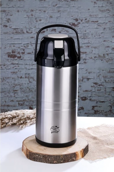 Cooker Ckr2009 4,5 Litre Pompalı Çelik Termos