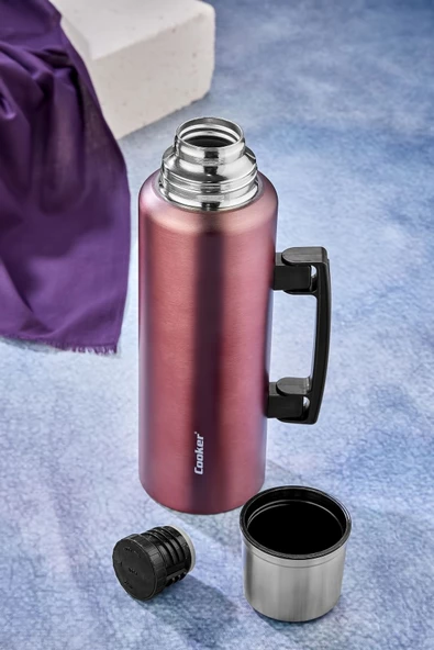 Cooker 1.5 LT KULPLU PASLANMAZ ÇELİK TERMOS - 5