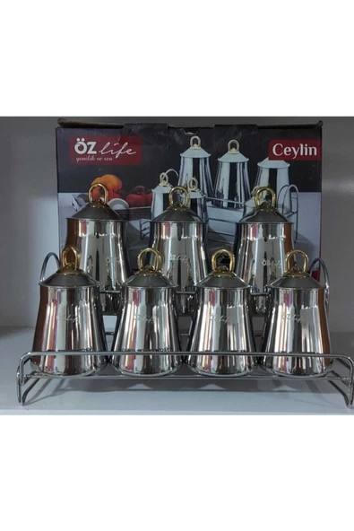 Özlife 200 Ceylin 15 Prç Baharat Takımı-Gold - 2