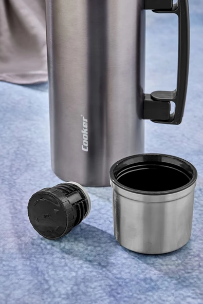 Cooker 1.5 LT KULPLU ÇELİK TERMOS - 6
