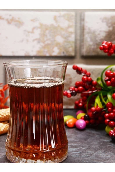 Paşabahçe 42901 Elysia Çay Bardağı 170 Cc 6 Adet Orjin. Kutulu - Resim 4