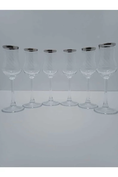 Paşabahçe Byart 440111 Platin Kaplama Kadeh Bardak Takımı 6 Lı - 4