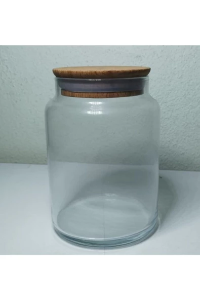 BUENOS Bambu Kapaklı Cam Kavanoz 500ml - 2