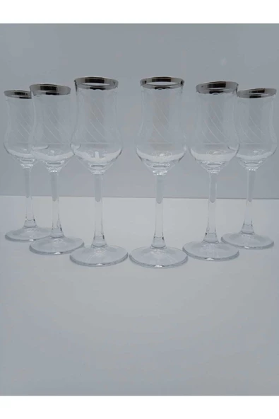 Paşabahçe Byart 440111 Platin Kaplama Kadeh Bardak Takımı 6 Lı