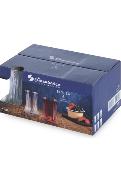 Paşabahçe 18 Parça Elysia Lalenaz Çay Bardağı Takımı Seti - Resim 4