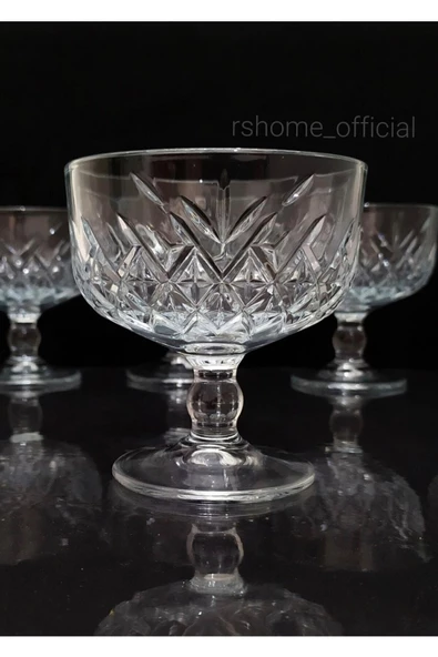 Paşabahçe 440211 Ayaklı Dondurma Ve Magnolya Kasesi - 6 Adet - 2