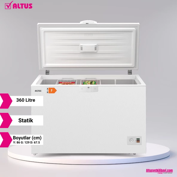 Altus Al 2360 E Derindondurucu 374 Litre Yatay