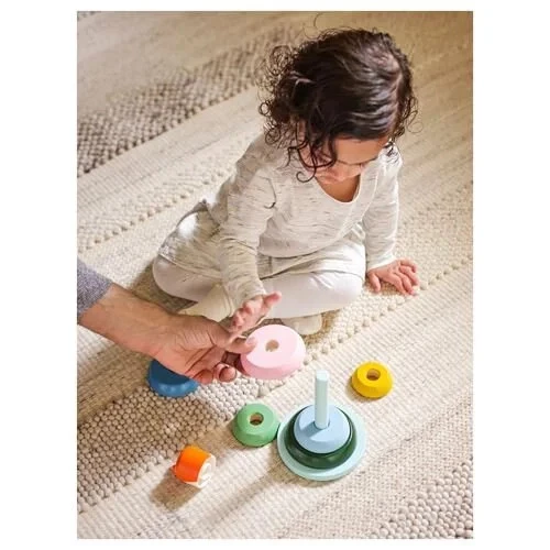 SUMUHOME UPPSTA EĞİTİCİ OYUNCAK PİRAMİT - 5