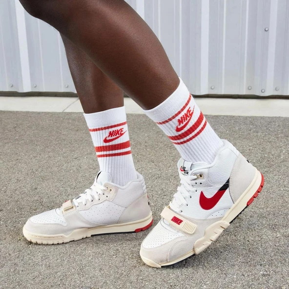 Nike AİR TRAİNER 1 NBA ERKEK BASKETBOL AYAKKABI DZ2547-100 LİMİTED EDİTİON YUMUŞAK YASTIKLAMA - 4
