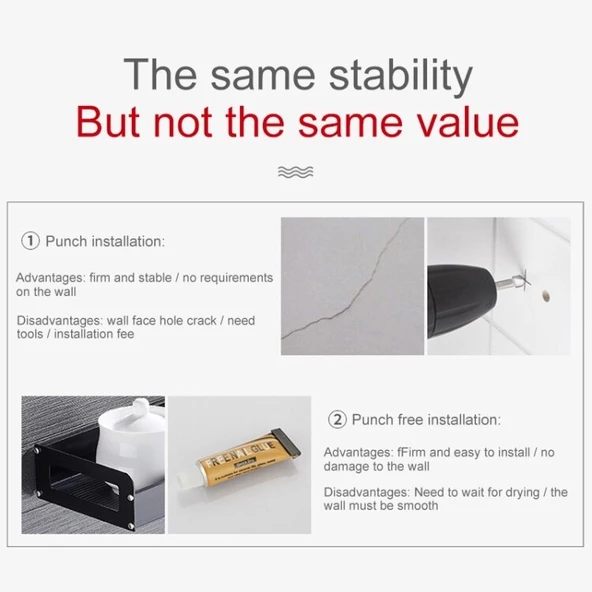 Cbtx 40 cm Mutfak Duvar Asılı Tutucu Baharat Depolama Rafı - 4