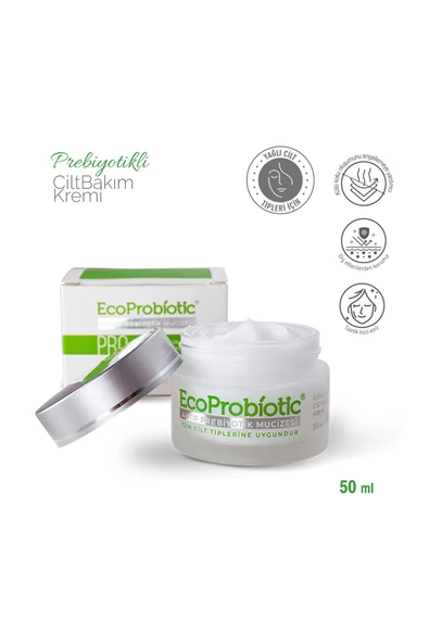 Ecoprobiotic Pro Cilt Bakım Kremi Onarıcı Sıkılaştırıcı Sivilce Karşıtı Etki Yağlı Cilt Tipi 50 ml