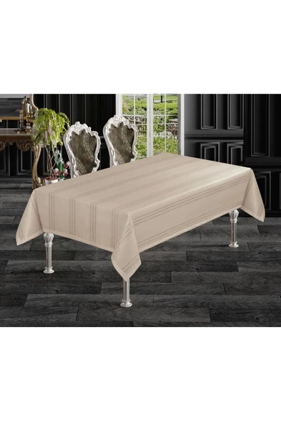 NİVEMESHOME KAHVE 160*220 COLBER MASA ÖRTÜSÜ - 2